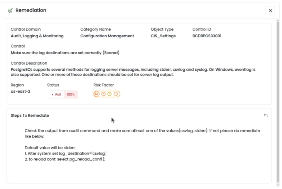 Integrated Alerting & Remediation Guidance