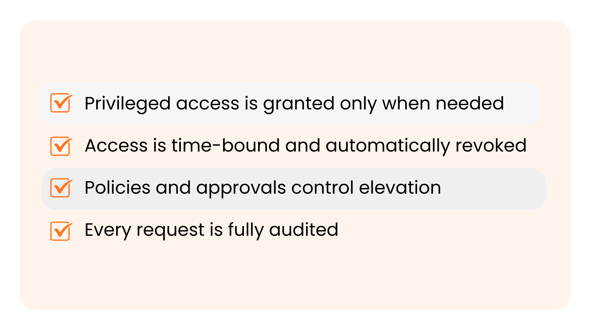 Just-In-Time (JIT) access